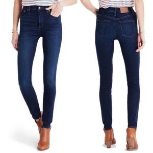 Madewell HEMMED 10" High Rise Skinny in Hayes Wash
